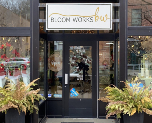 Bloom Works Store Front Signage