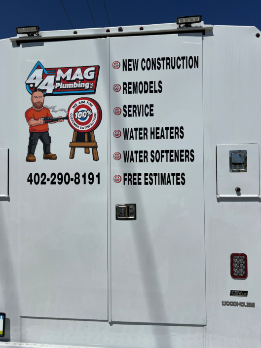 Mag Plumbing Vehicle Lettering